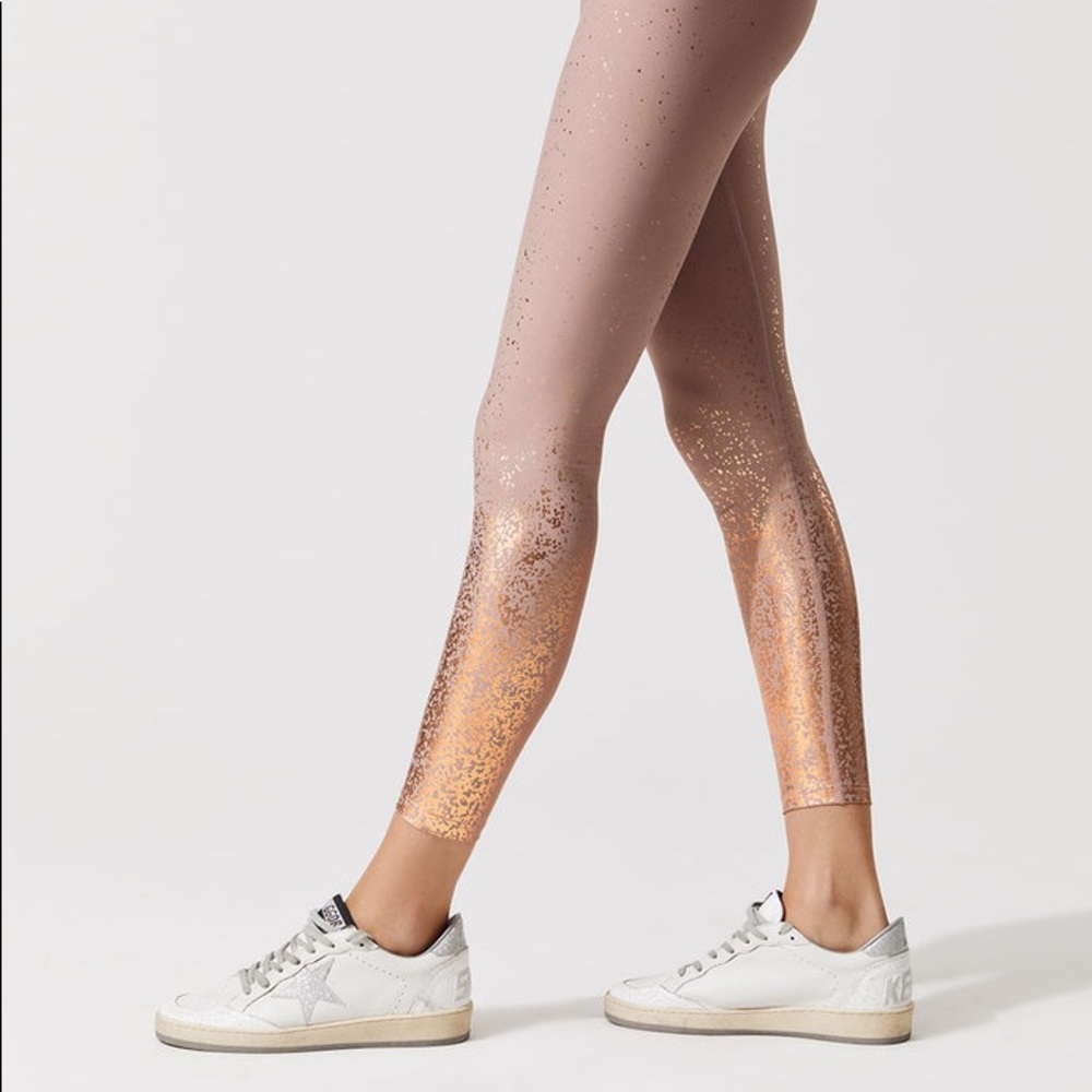 Beyond Yoga Alloy rose gold leggings